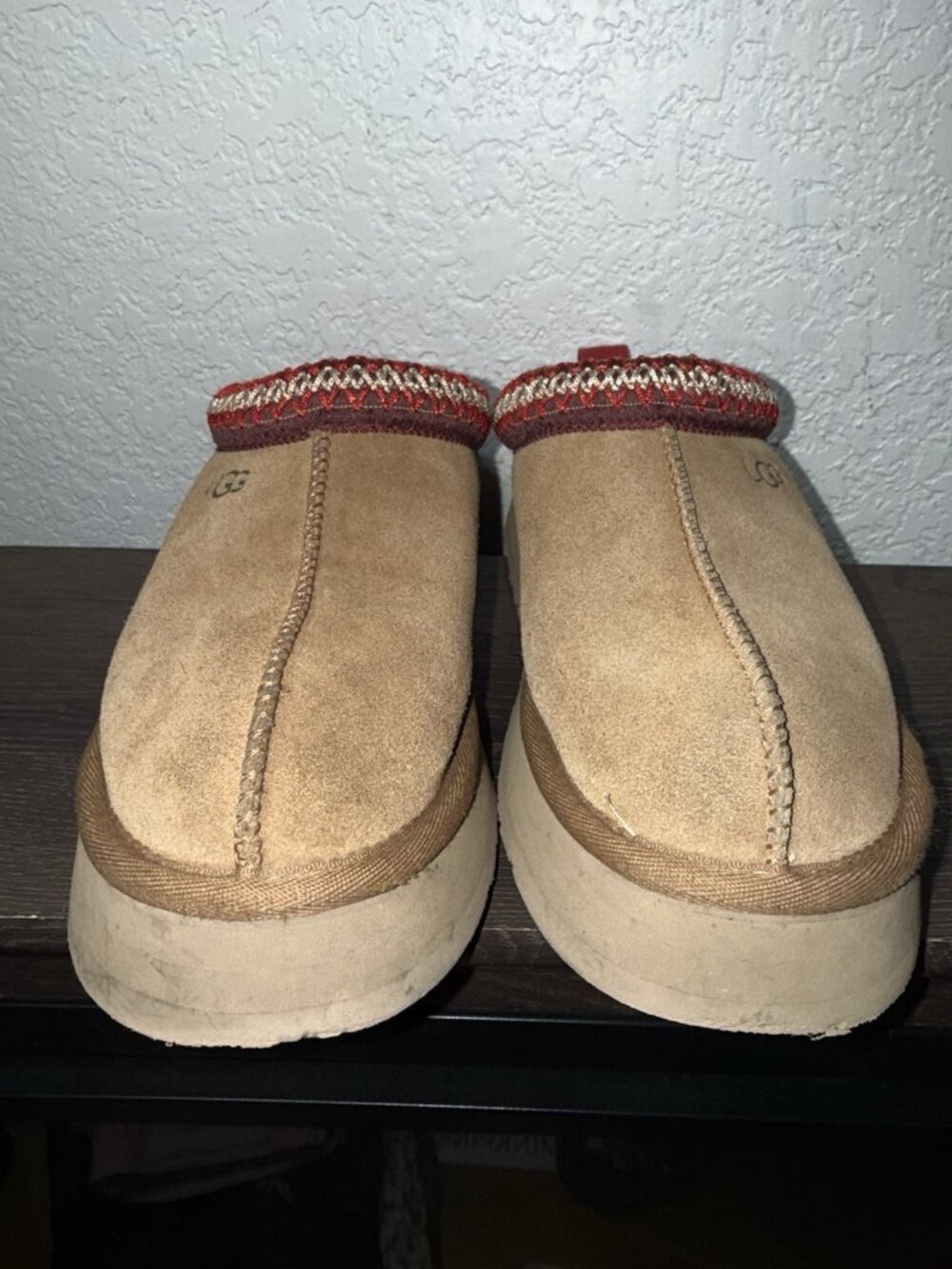 Ugg Tazz II Platform Slippers Chestnut Women’s US 7EU 38 Authentic - Picture 4 of 8